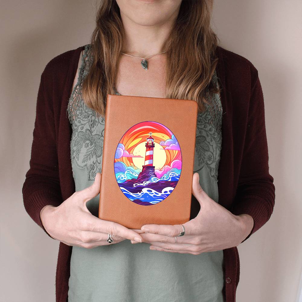 Minimalist BOHO Art 073 - Vegan Leather Journal