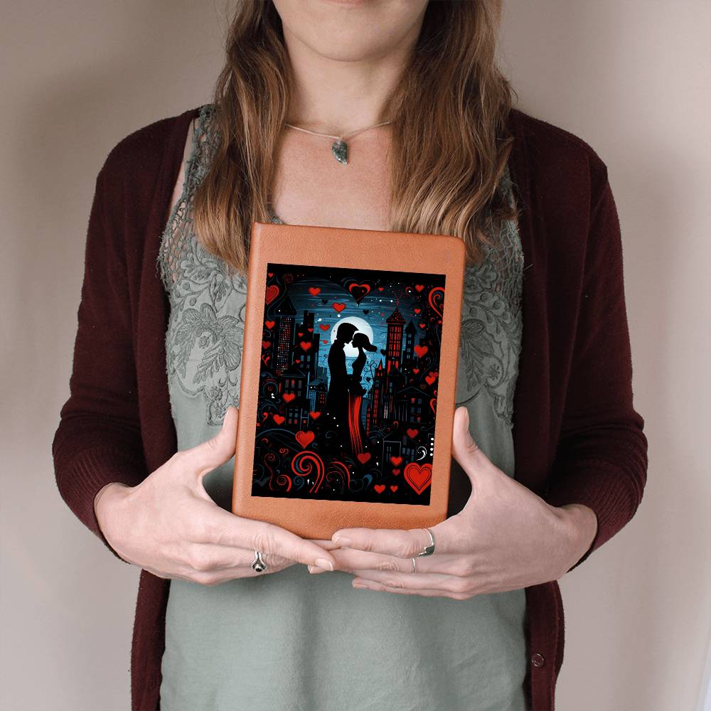 Valentine's Day Art 445 - Vegan Leather Journal