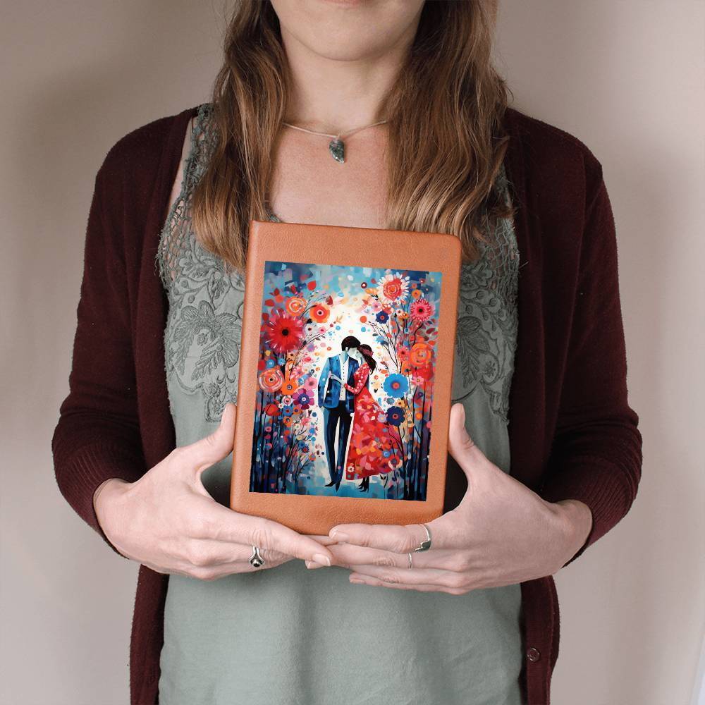 Valentine's Day Art 053 - Vegan Leather Journal