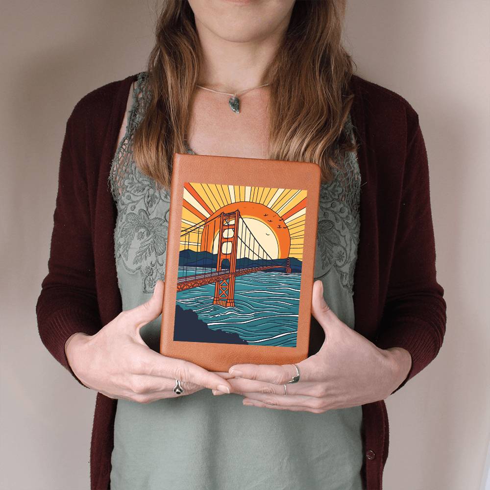 Minimalist BOHO Art 081 - Vegan Leather Journal