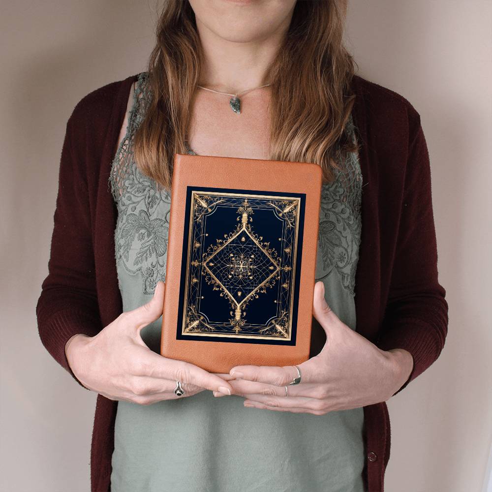 Ornate Gold Cover 099 - Vegan Leather Journal