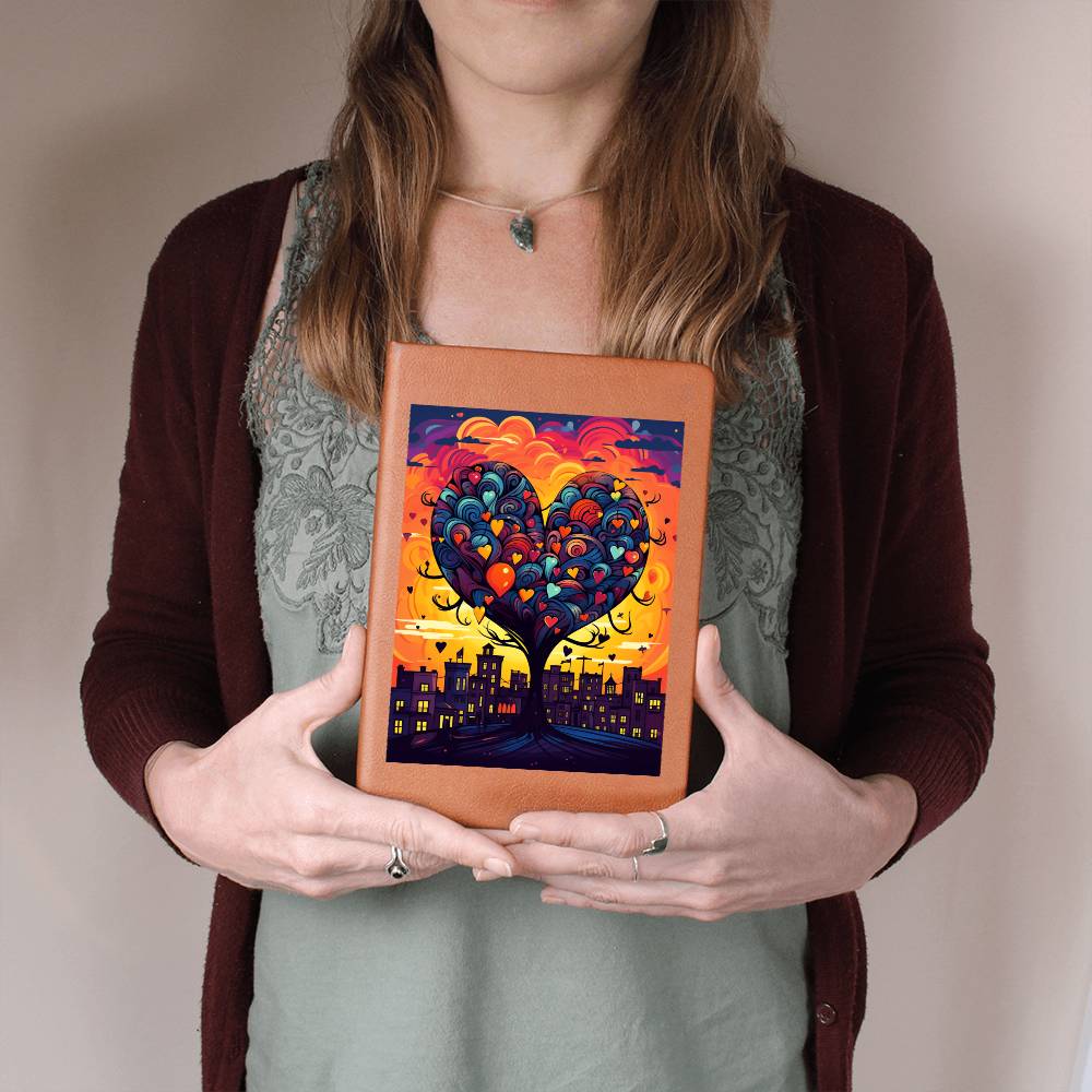 Valentine's Day Art 044 - Vegan Leather Journal