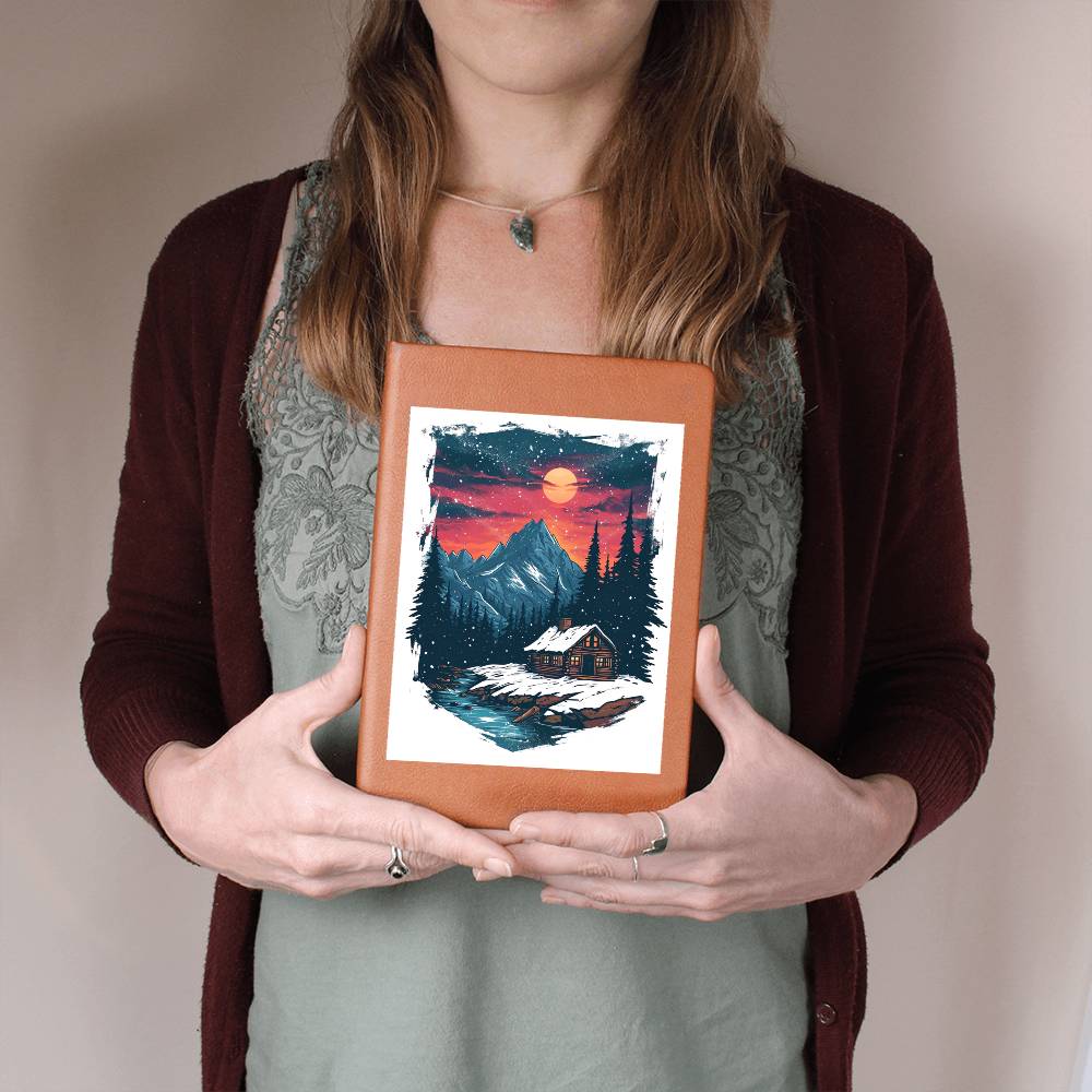 Minimalist BOHO Art 042 - Vegan Leather Journal