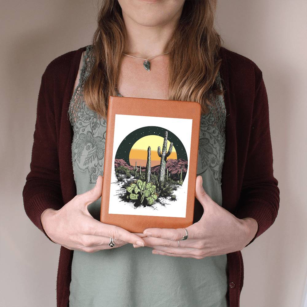 Minimalist BOHO Art 093 - Vegan Leather Journal