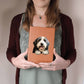 Old English Sheepdog Peeking - Vegan Leather Journal