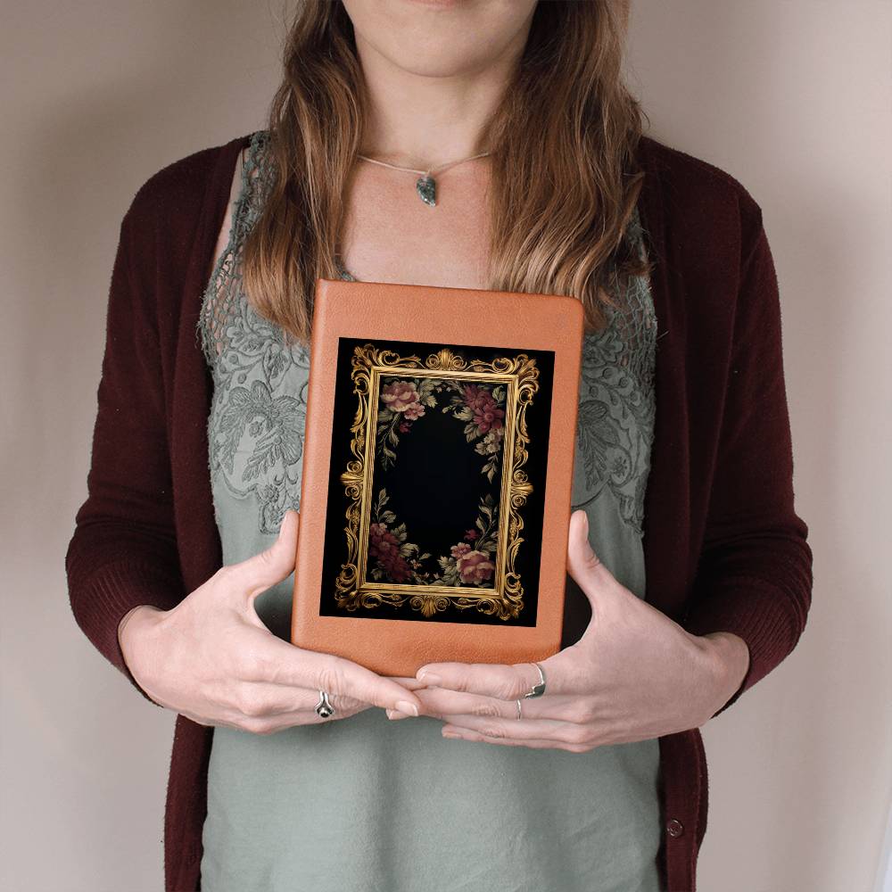 Ornate Gold Cover 004 - Vegan Leather Journal