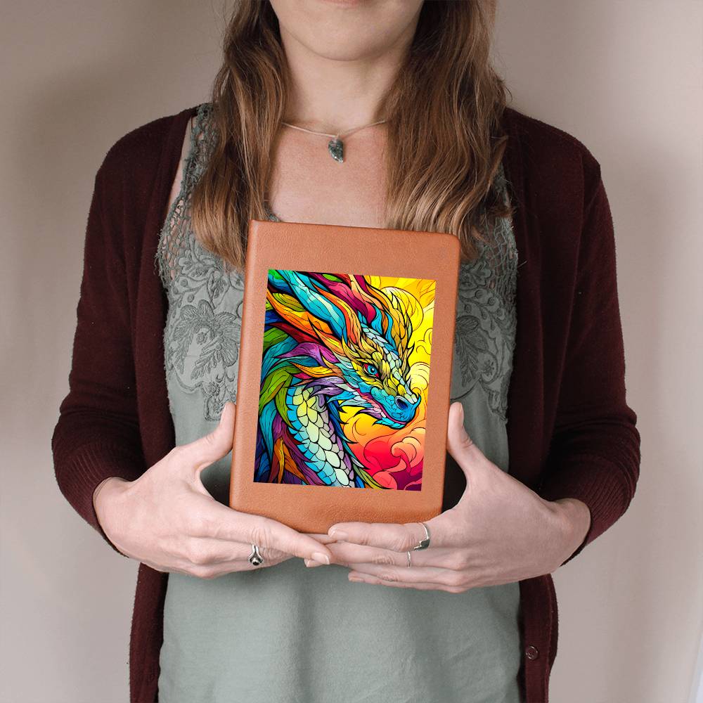 Majestic Dragon 001 - Vegan Leather Journal