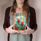 Christmas Stained Glass Design 016 - Vegan Leather Journal