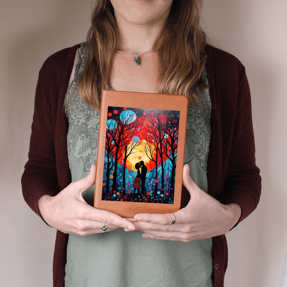 Valentine's Day Art 011 - Vegan Leather Journal