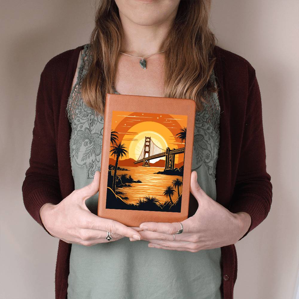 Minimalist BOHO Art 137 - Vegan Leather Journal