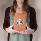 Cute Albatross sticker 03 - Vegan Leather Journal