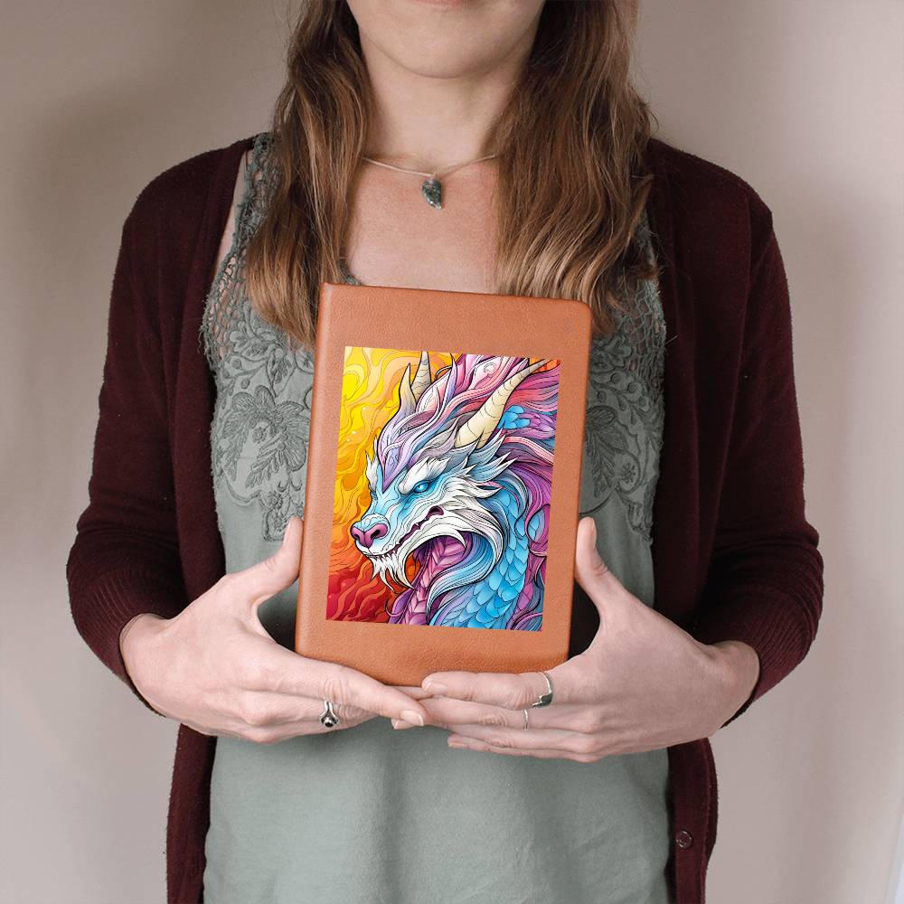 Majestic Dragon 004 - Vegan Leather Journal