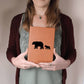 Mama Bear With 1 Cub - Vegan Leather Journal