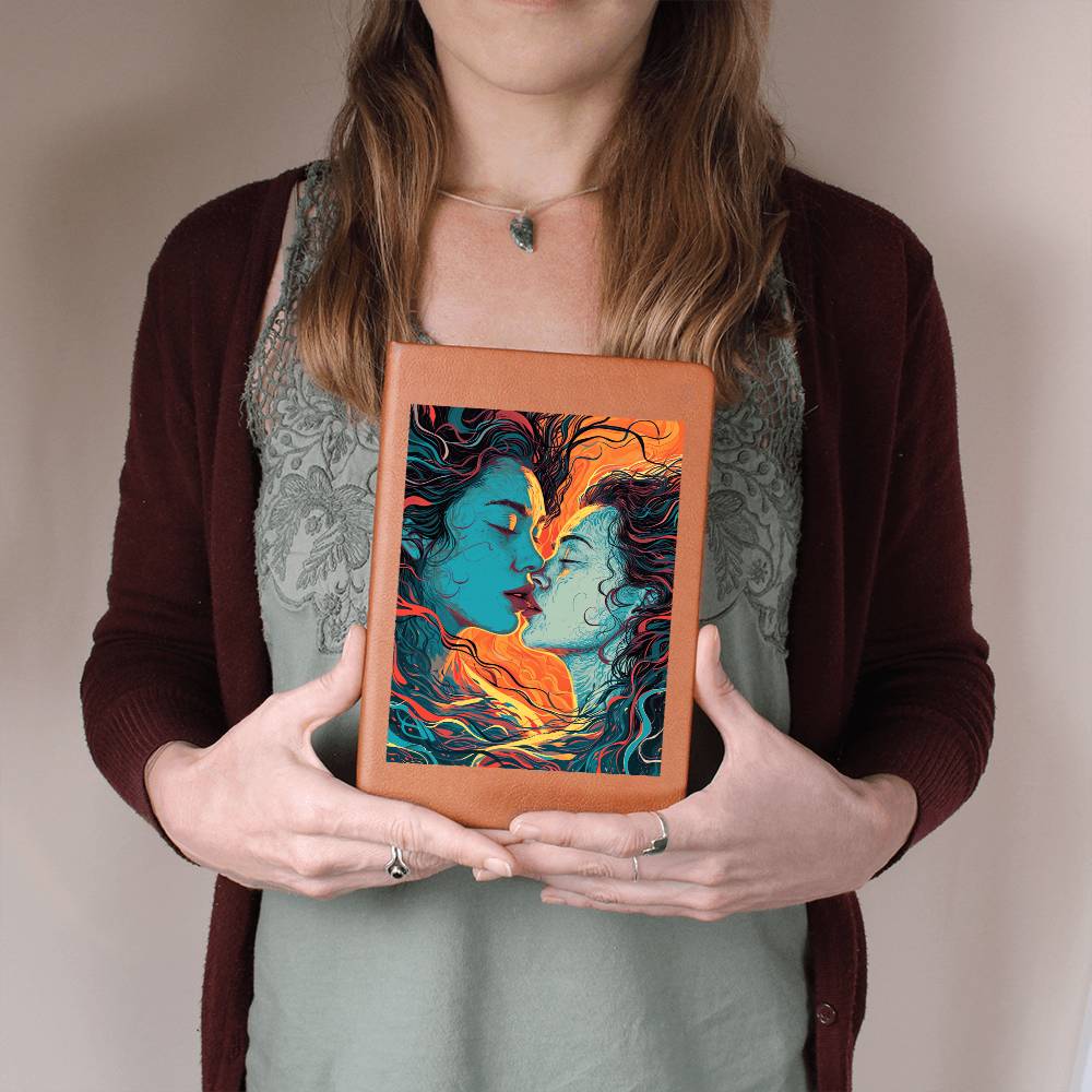 Valentine's Day Art 207 - Vegan Leather Journal