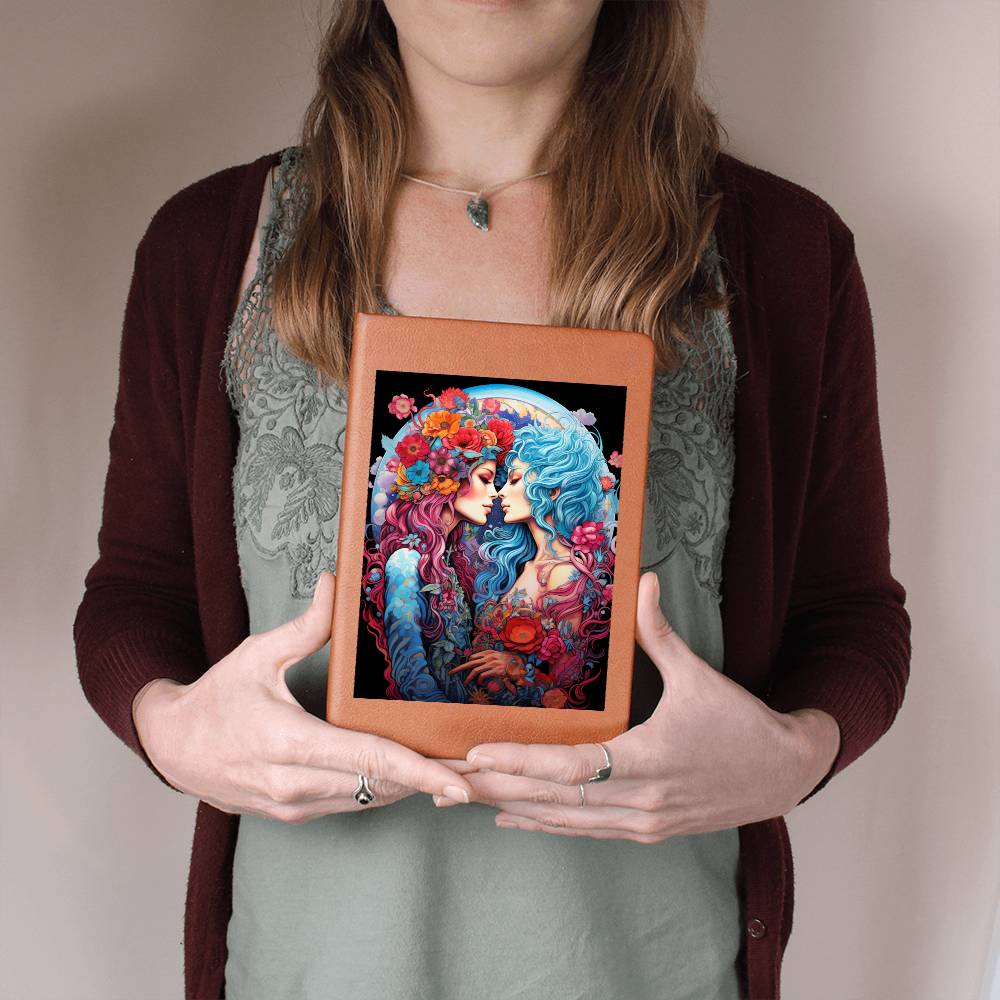 Valentine's Day Art 163 - Vegan Leather Journal