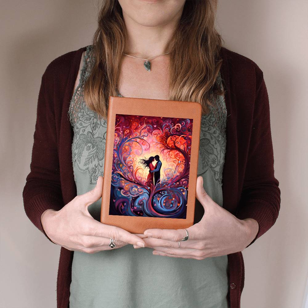 Valentine's Day Art 481 - Vegan Leather Journal
