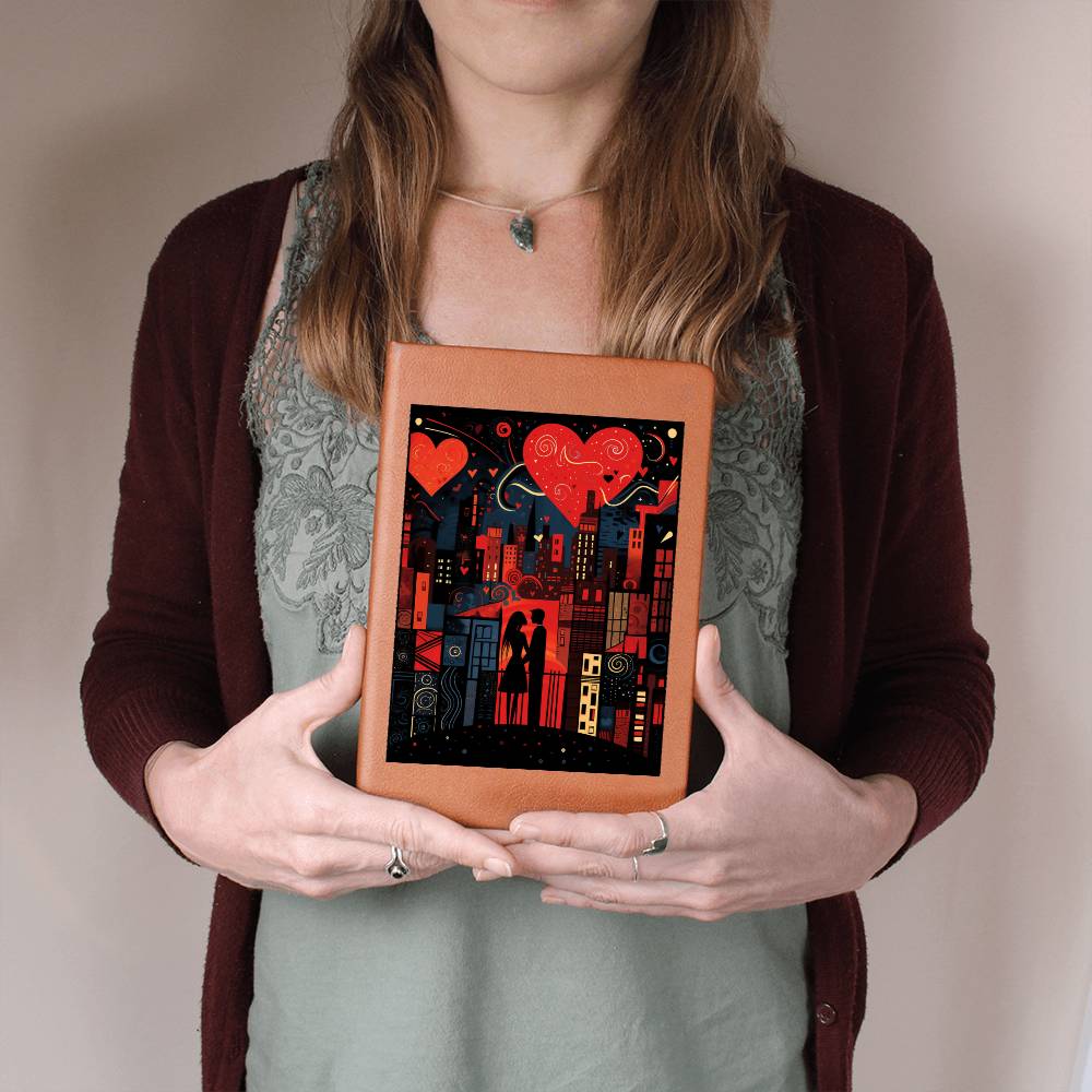 Valentine's Day Art 394 - Vegan Leather Journal