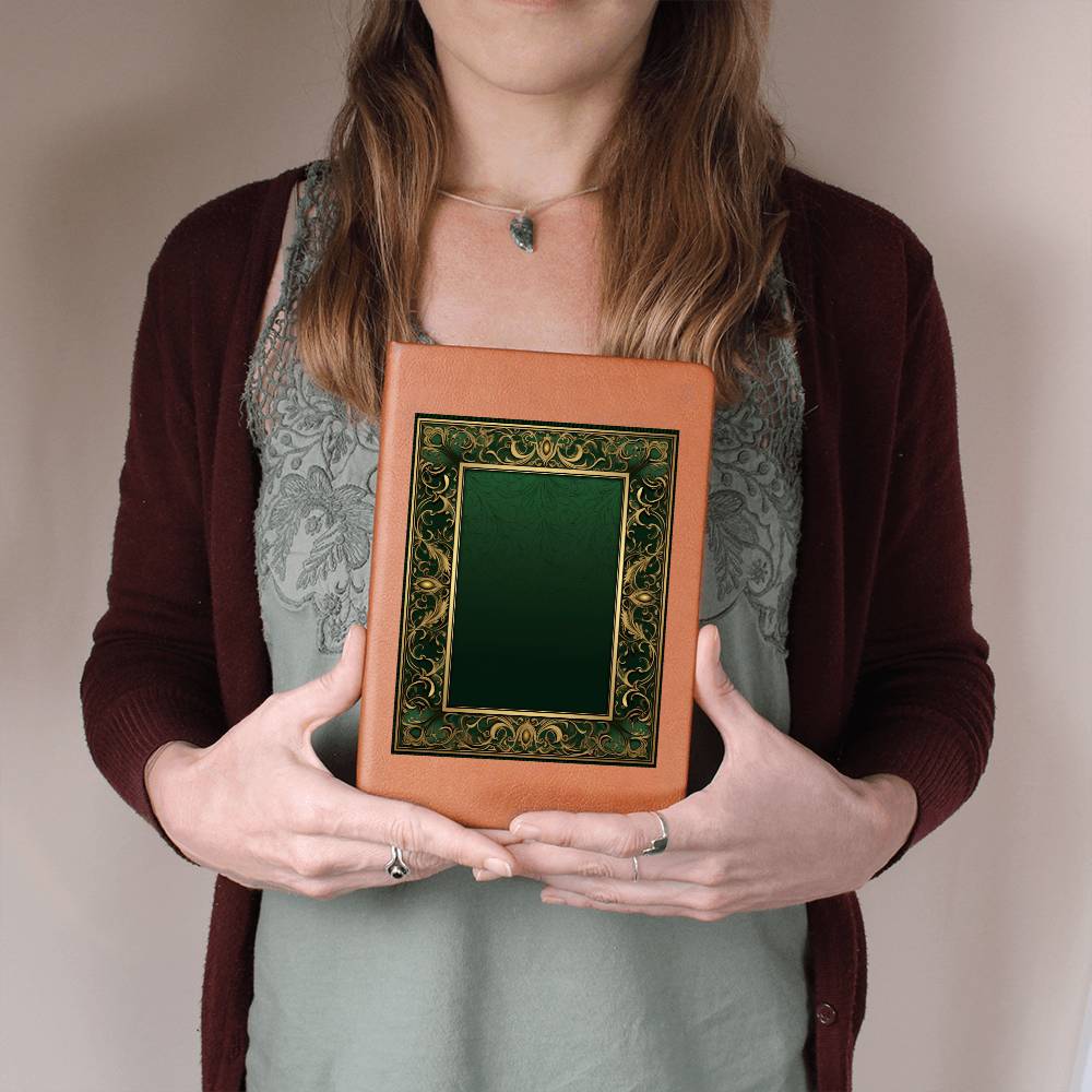 Ornate Gold Cover 091 - Vegan Leather Journal