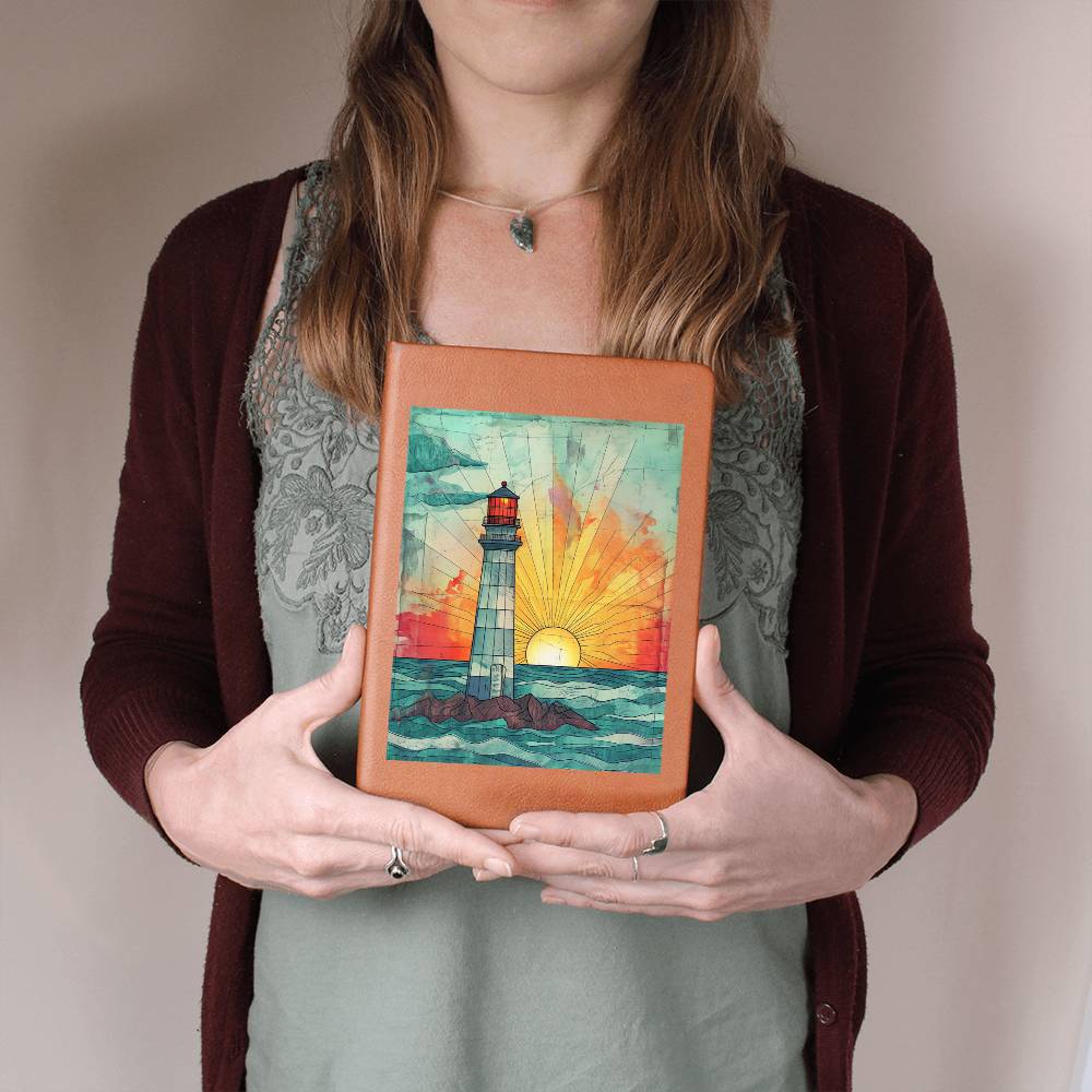 Minimalist BOHO Art 032 - Vegan Leather Journal