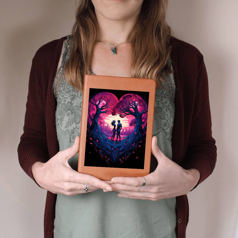 Valentine's Day Art 153 - Vegan Leather Journal