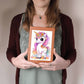 Cute Unicorn 095 - Vegan Leather Journal
