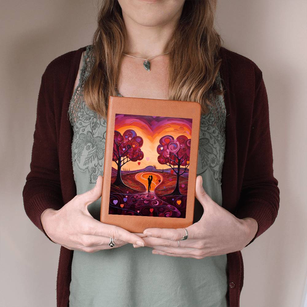 Valentine's Day Art 078 - Vegan Leather Journal