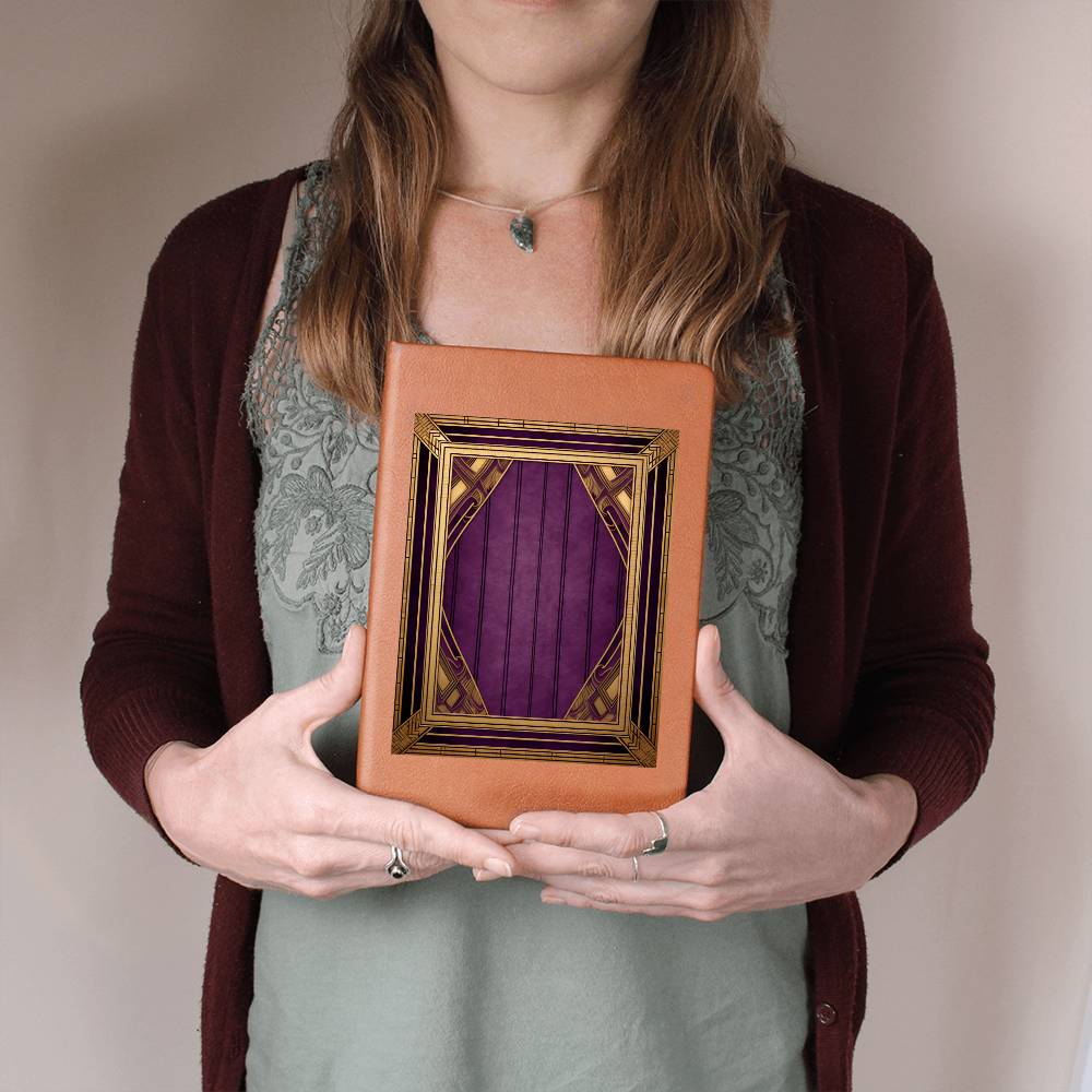 Ornate Gold Cover 108 - Vegan Leather Journal
