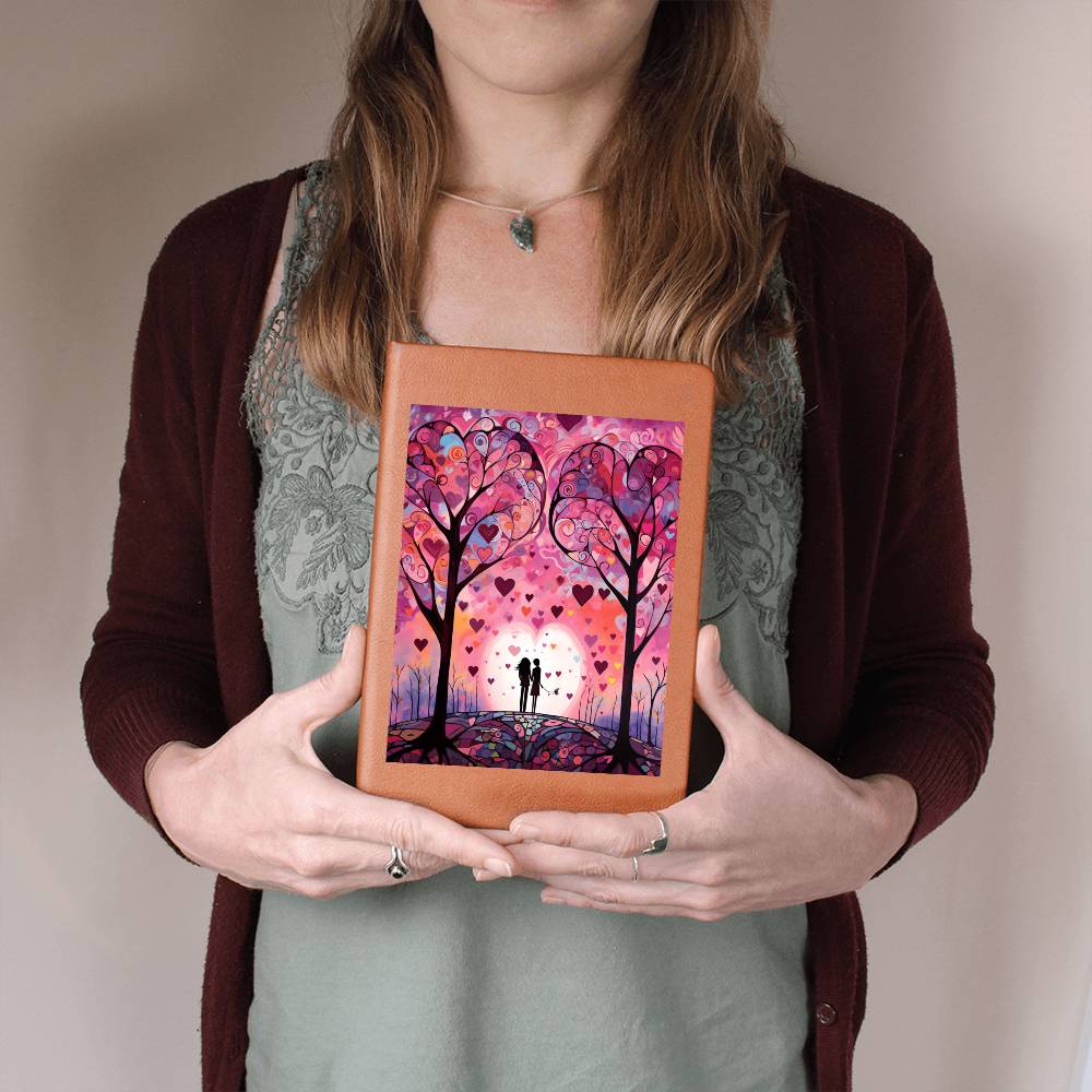 Valentine's Day Art 441 - Vegan Leather Journal