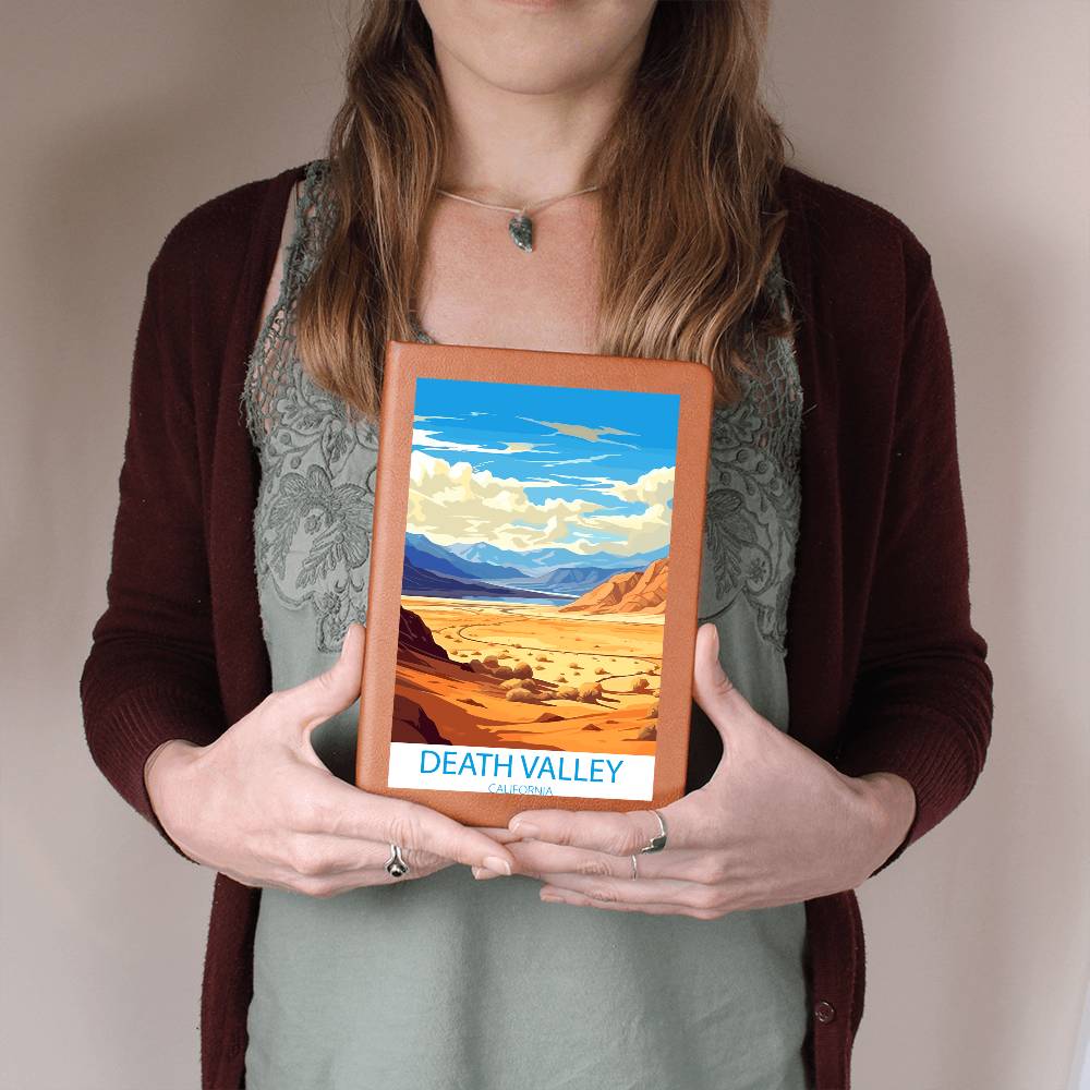 Famous Travel Destinations - Death Valley, California - Vegan Leather Journal