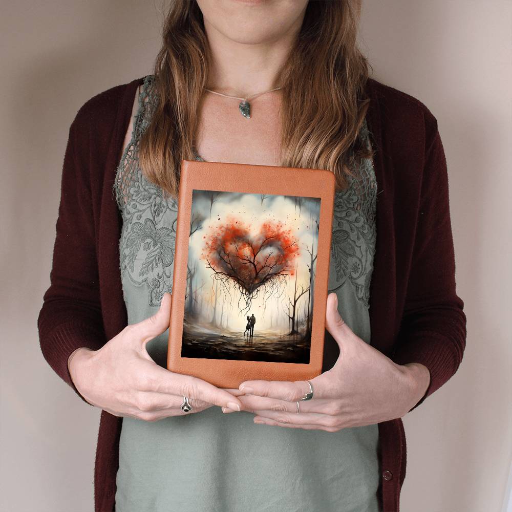 Valentine's Day Art 181 - Vegan Leather Journal