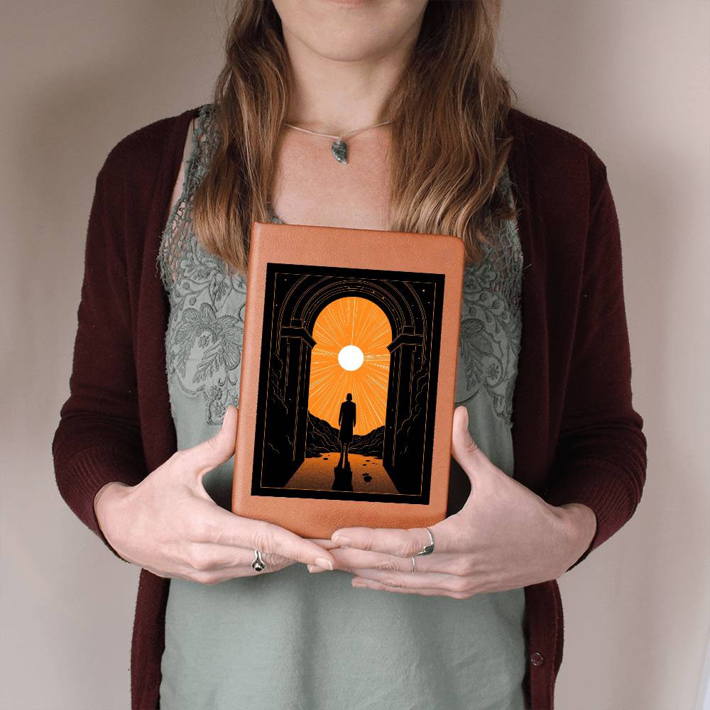 Minimalist BOHO Art 065 - Vegan Leather Journal