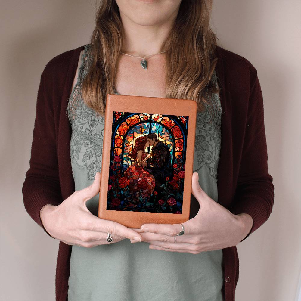 Valentine's Day Art 298 - Vegan Leather Journal