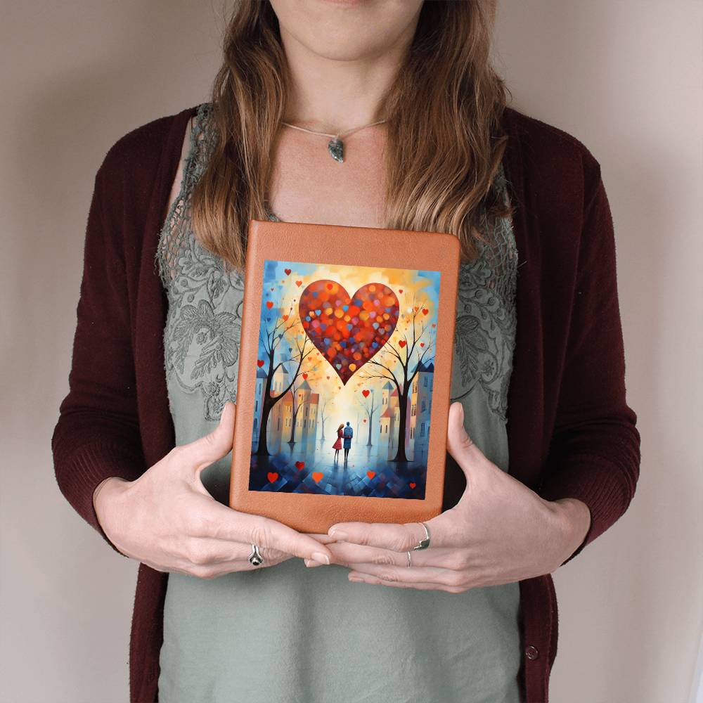 Valentine's Day Art 129 - Vegan Leather Journal