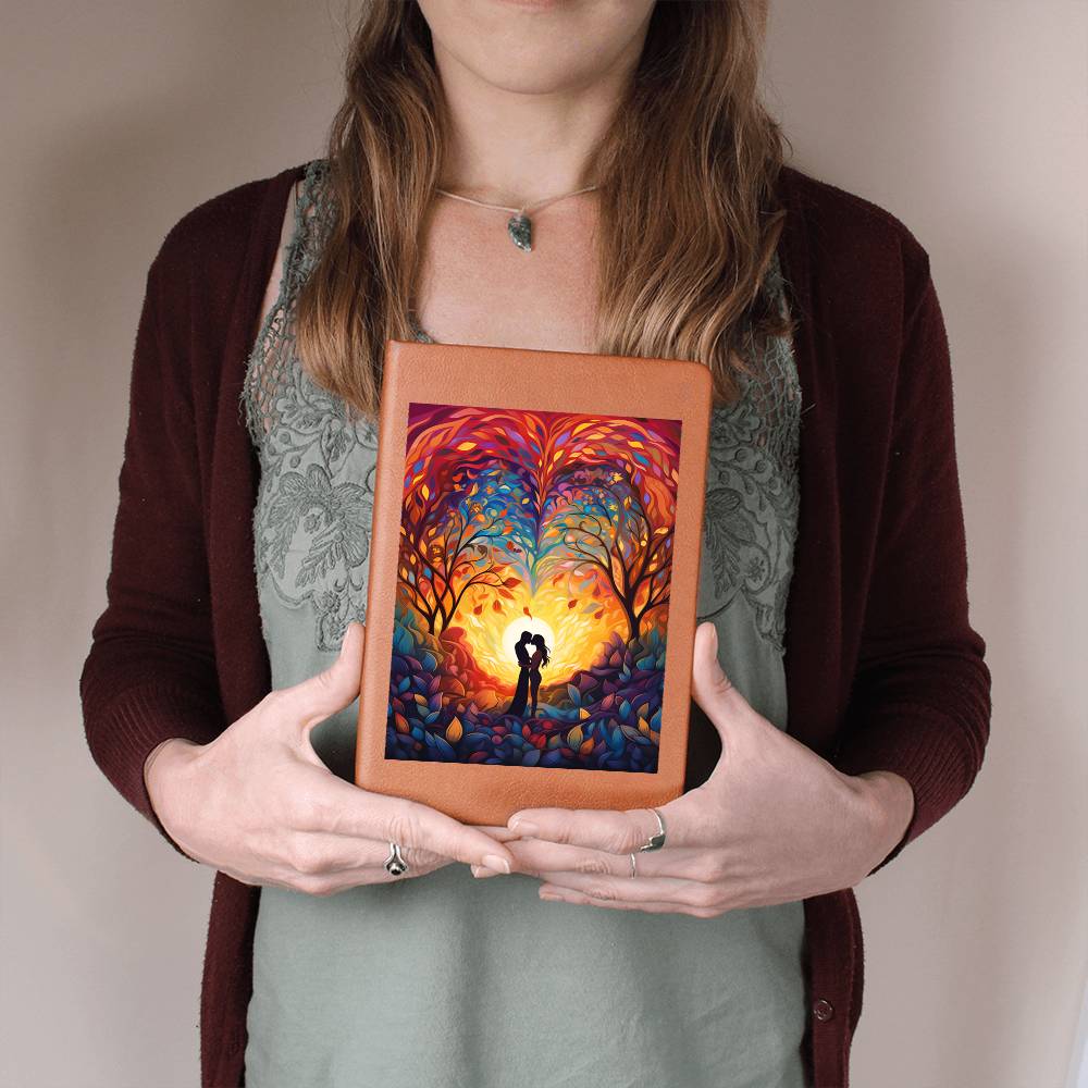Valentine's Day Art 206 - Vegan Leather Journal