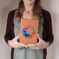 Floral Flower Wreath 113 - Vegan Leather Journal