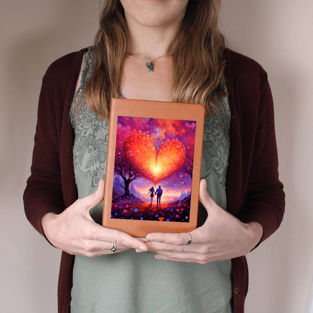 Valentine's Day Art 240 - Vegan Leather Journal
