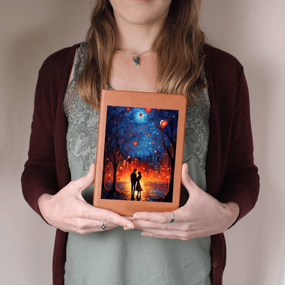 Valentine's Day Art 460 - Vegan Leather Journal