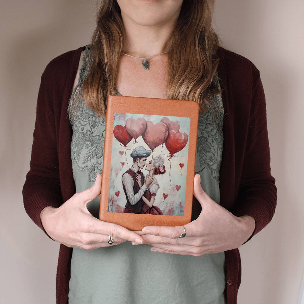 Valentine's Day Art 247 - Vegan Leather Journal