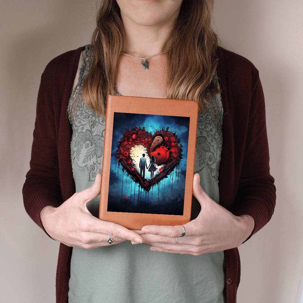Valentine's Day Art 059 - Vegan Leather Journal