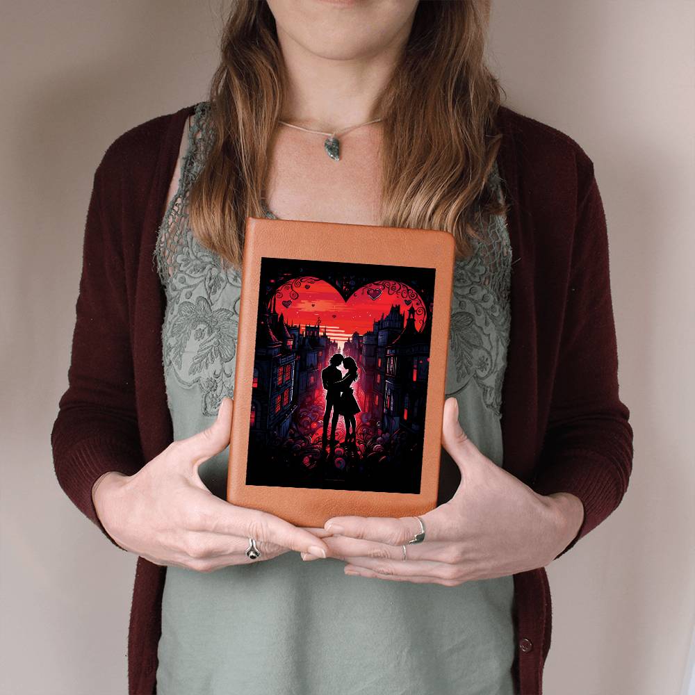 Valentine's Day Art 194 - Vegan Leather Journal