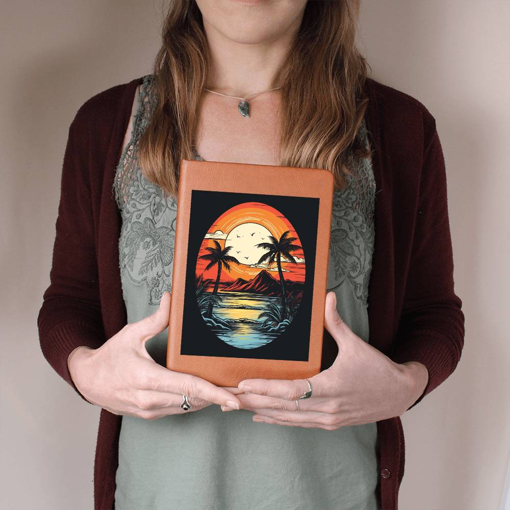 Minimalist BOHO Art 057 - Vegan Leather Journal