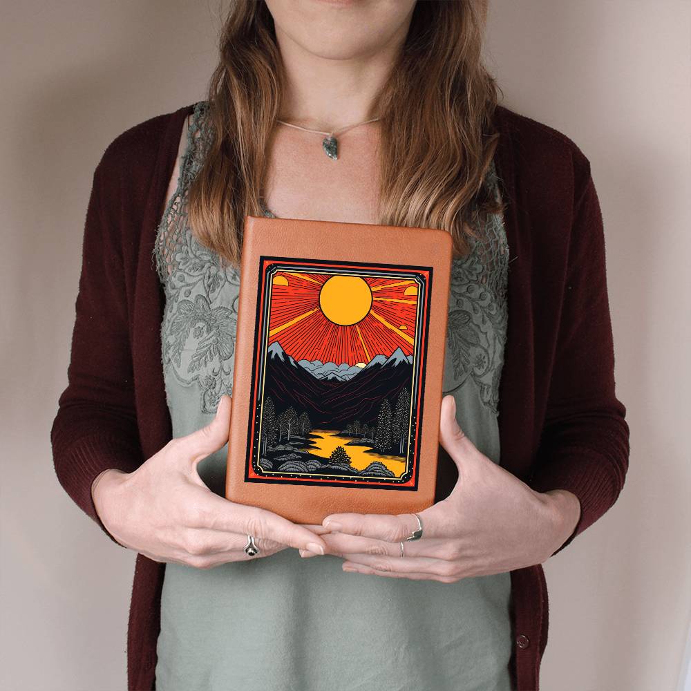 Minimalist BOHO Art 059 - Vegan Leather Journal