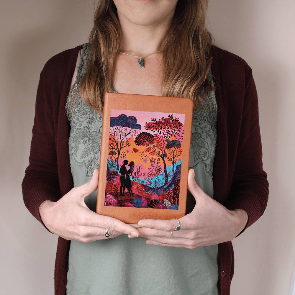Valentine's Day Art 359 - Vegan Leather Journal