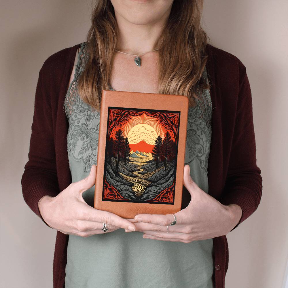 Minimalist BOHO Art 103 - Vegan Leather Journal