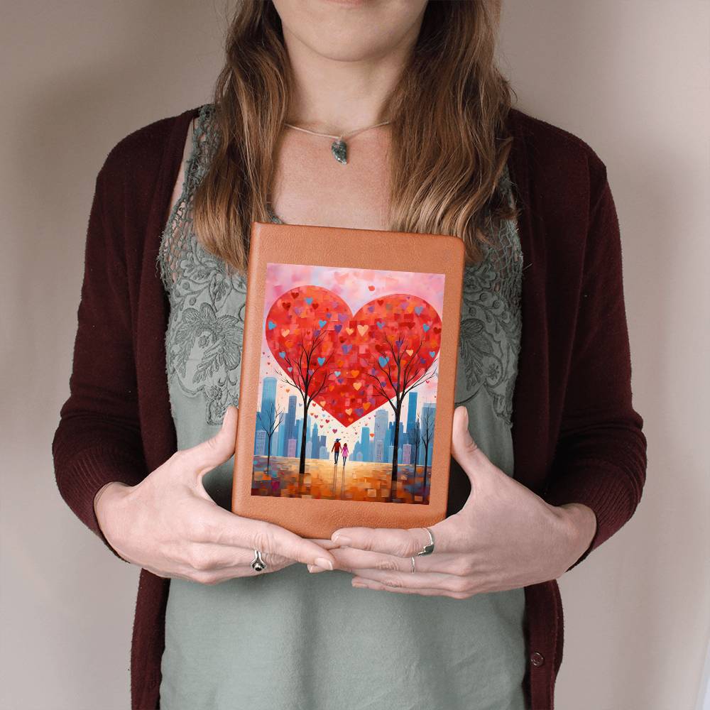 Valentine's Day Art 249 - Vegan Leather Journal