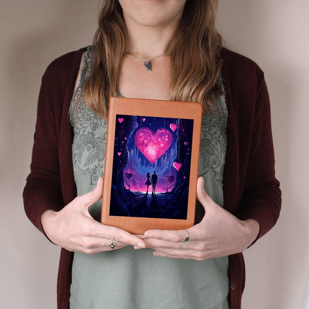 Valentine's Day Art 273 - Vegan Leather Journal