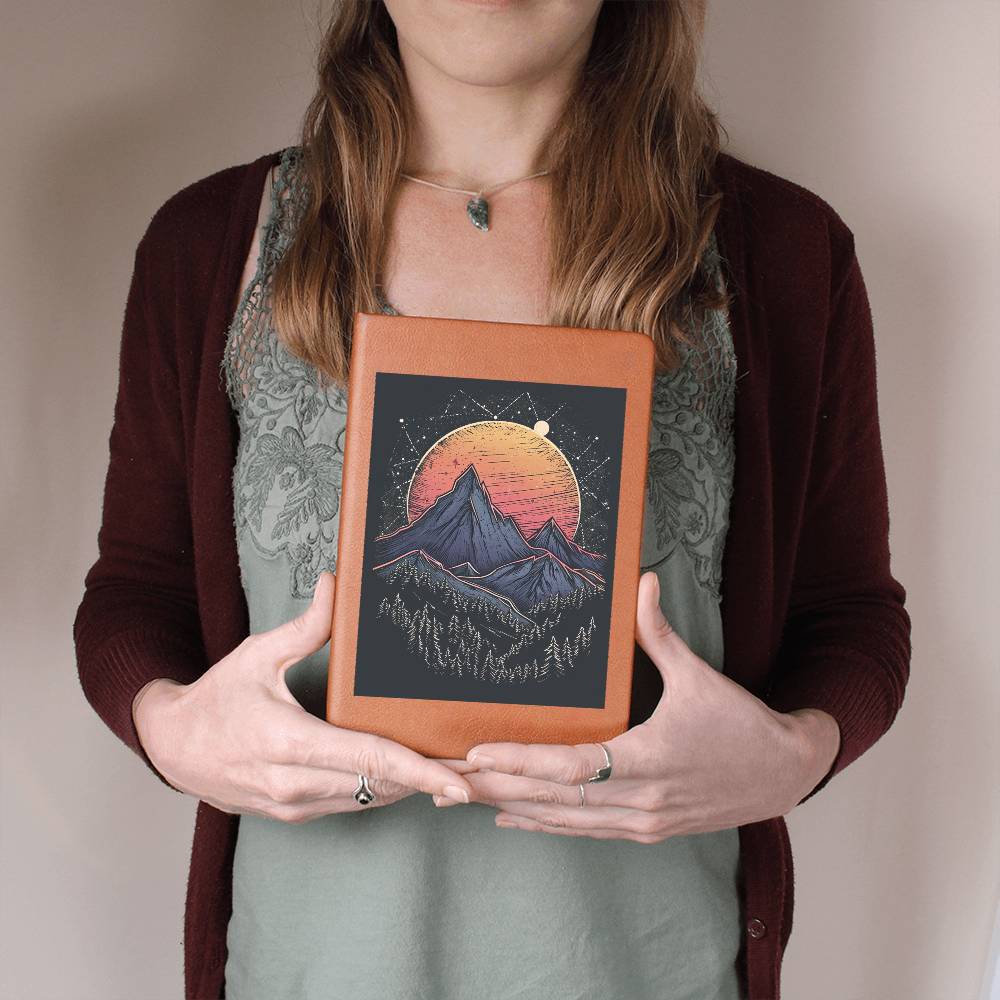 Minimalist BOHO Art 138 - Vegan Leather Journal