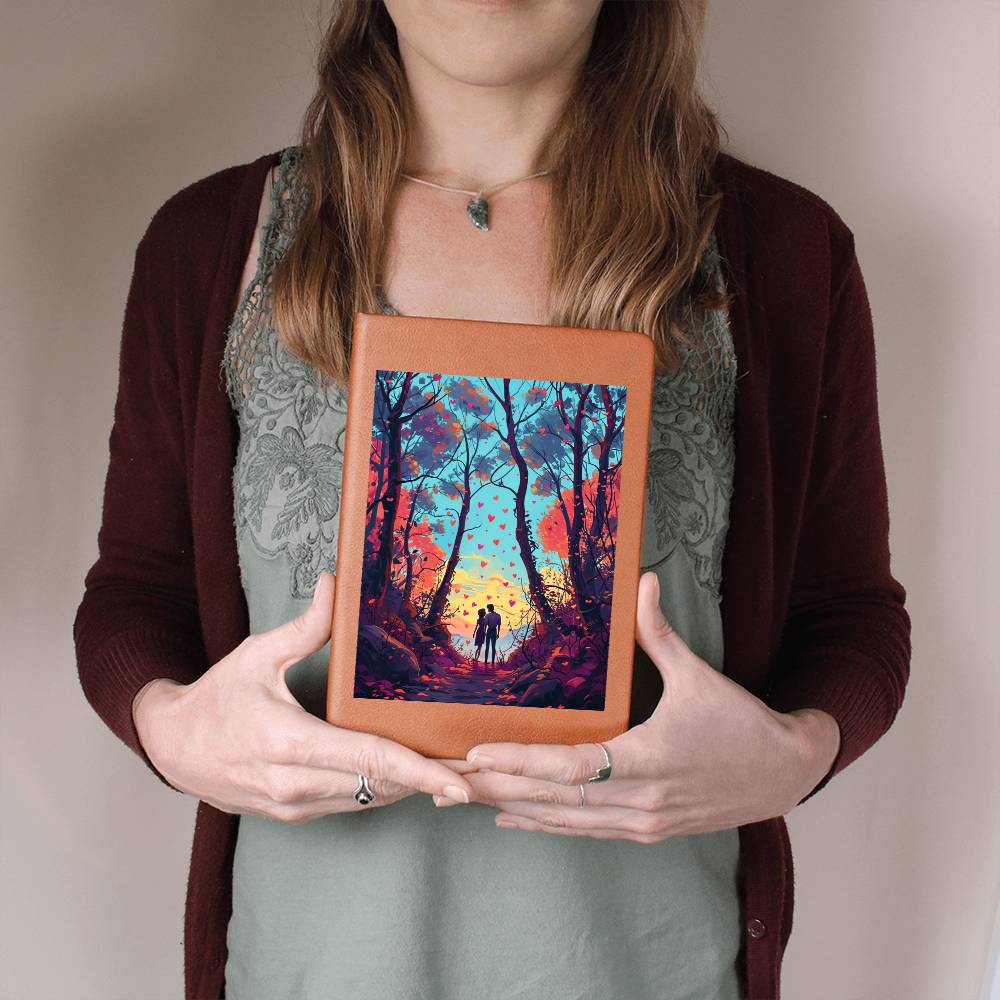 Valentine's Day Art 230 - Vegan Leather Journal