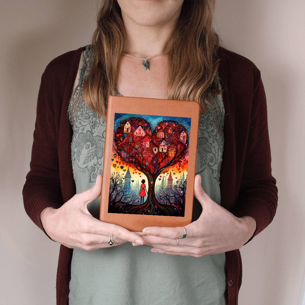 Valentine's Day Art 436 - Vegan Leather Journal