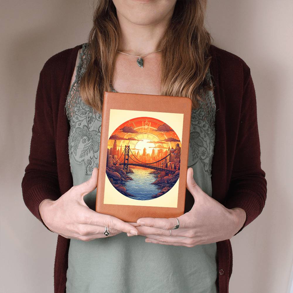 Minimalist BOHO Art 036 - Vegan Leather Journal